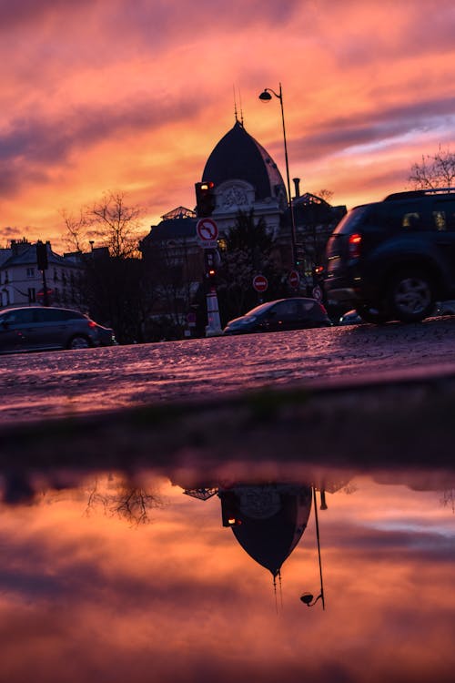 Free stock photo of paris, sunset Stock Photo
