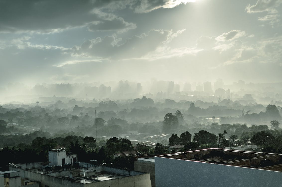 Aerial View Of City