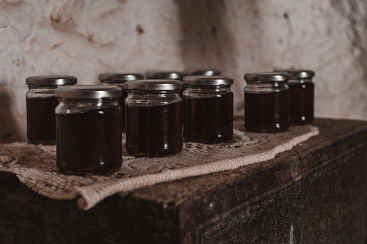 Jams In Glass Jars