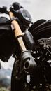 A Black and Gold Motorcycle