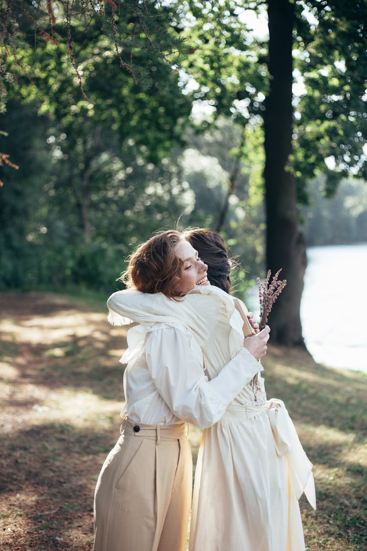 Friends Hugging Each Other 