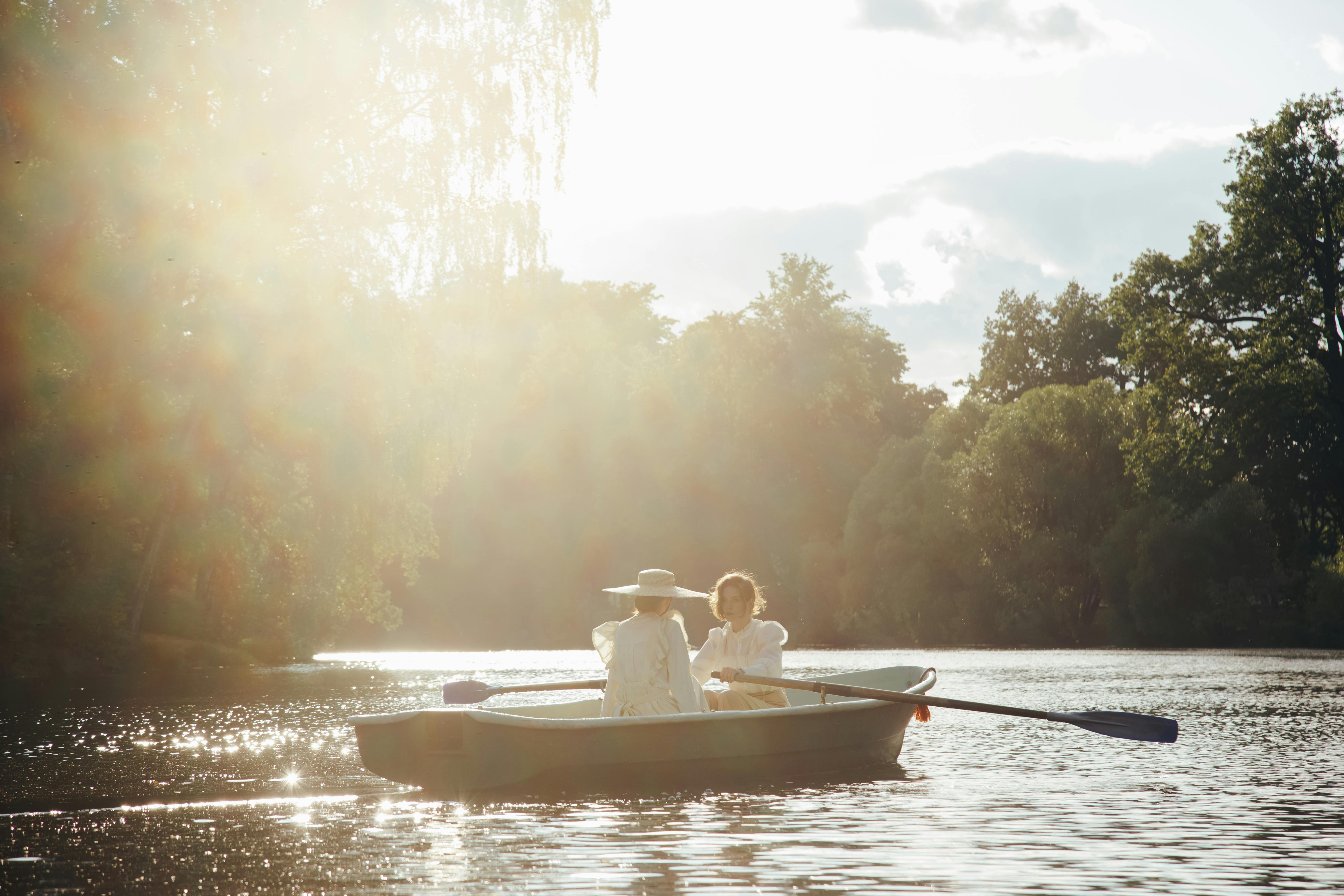 Women on a Boat Free Stock Photo