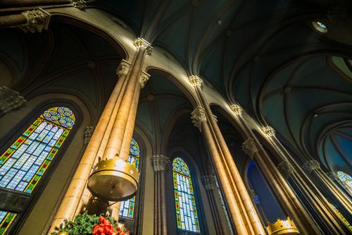 Free stock photo of christmas, christmas background, church building Stock Photo