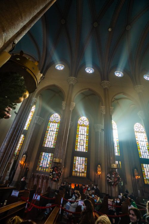 Free stock photo of christmas, christmas background, church building Stock Photo