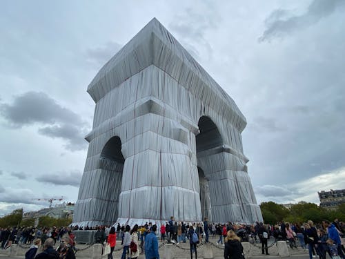 Безкоштовне стокове фото на тему «arcdetriomphe, christo, Париж»