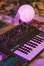 Black and White Electric Keyboard