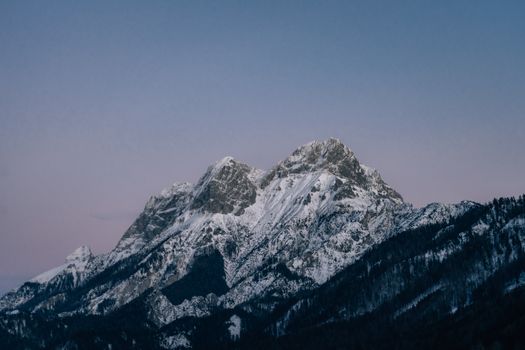 Clear Sky over Mountain by Chris