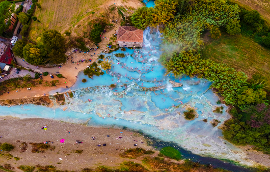 natural thermal river