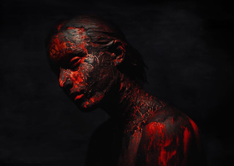 Burnt Woman Skin