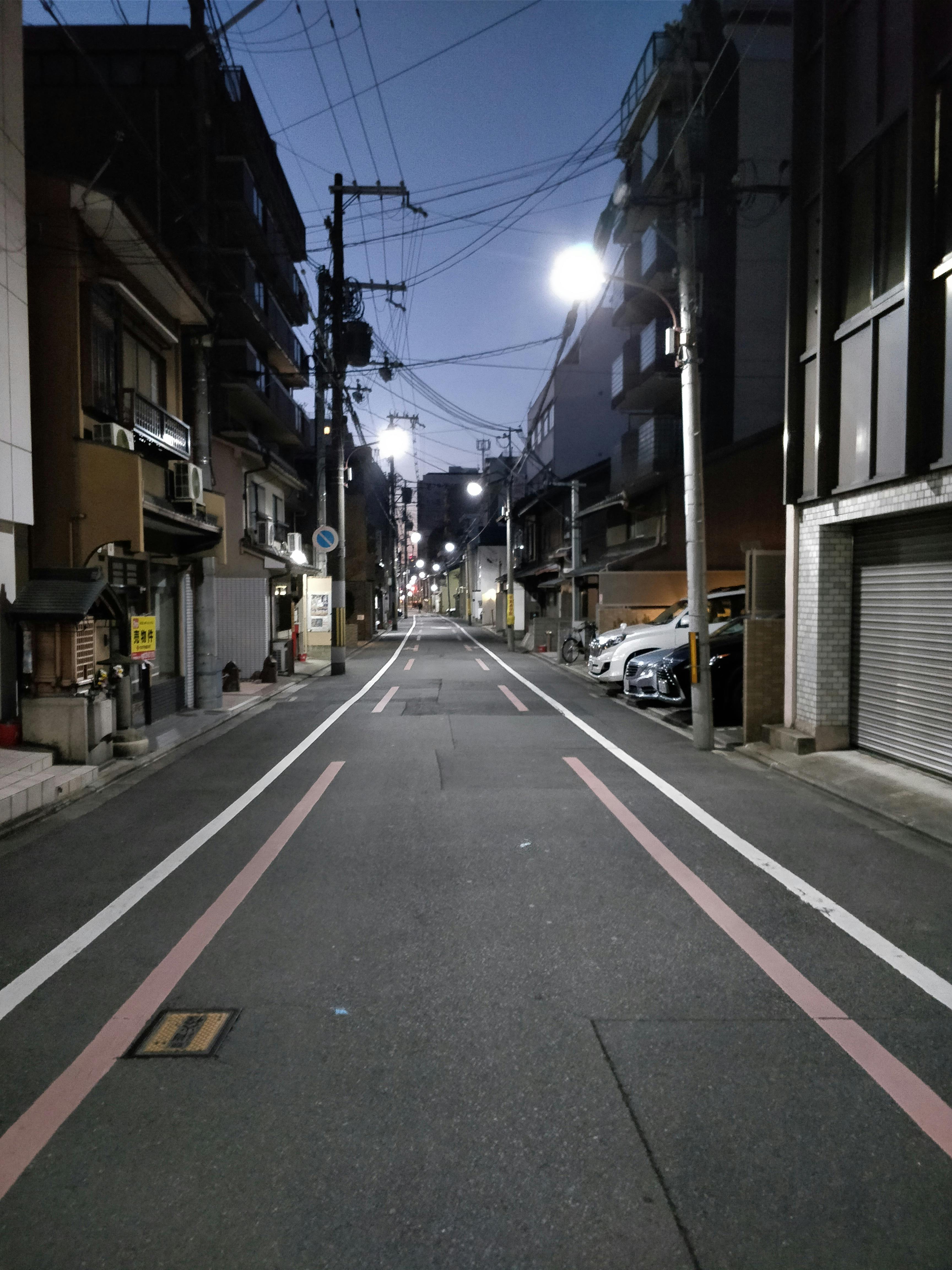 Free stock photo of empty street  japan  Japanese 