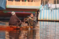 Men Smoking on a Boat