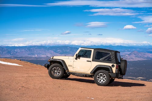 A Jeep JK on a Mountain