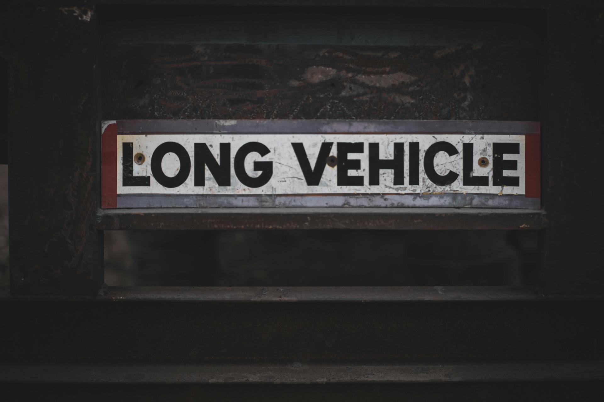 A Signage on the Metal Structure