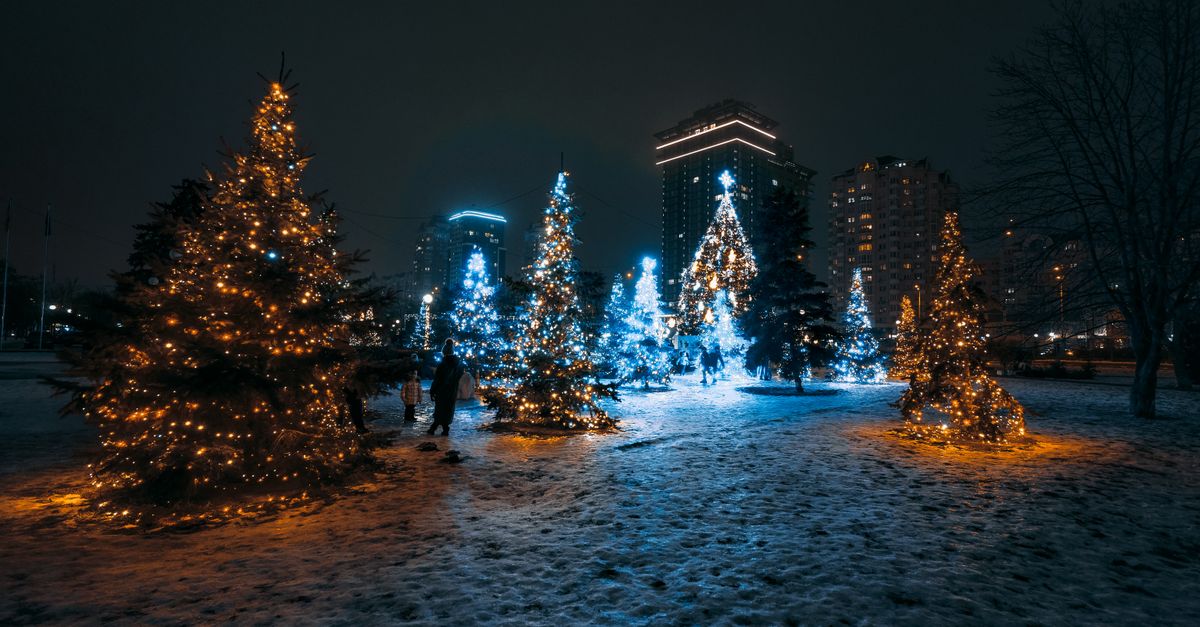 Créer une ambiance chaleureuse avec des lumières pour sapins