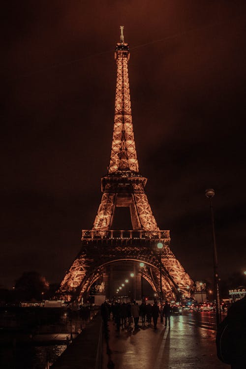 Gratis lagerfoto af Eiffeltårnet, folk, Frankrig Lagerfoto