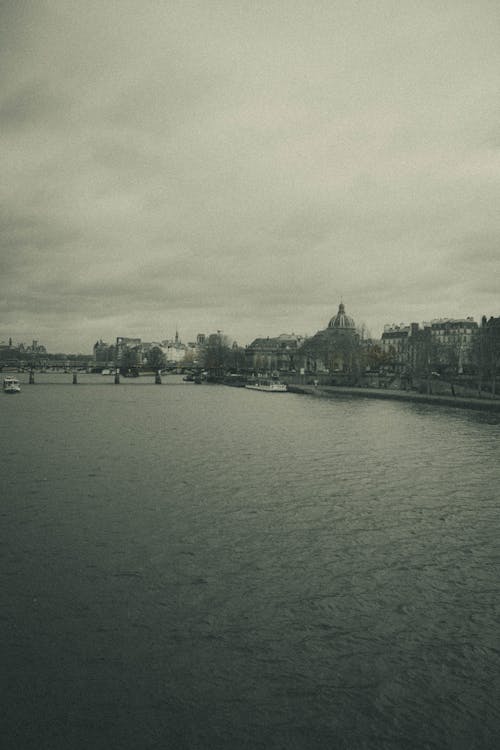 Skyline of Buildings at the Riverbank