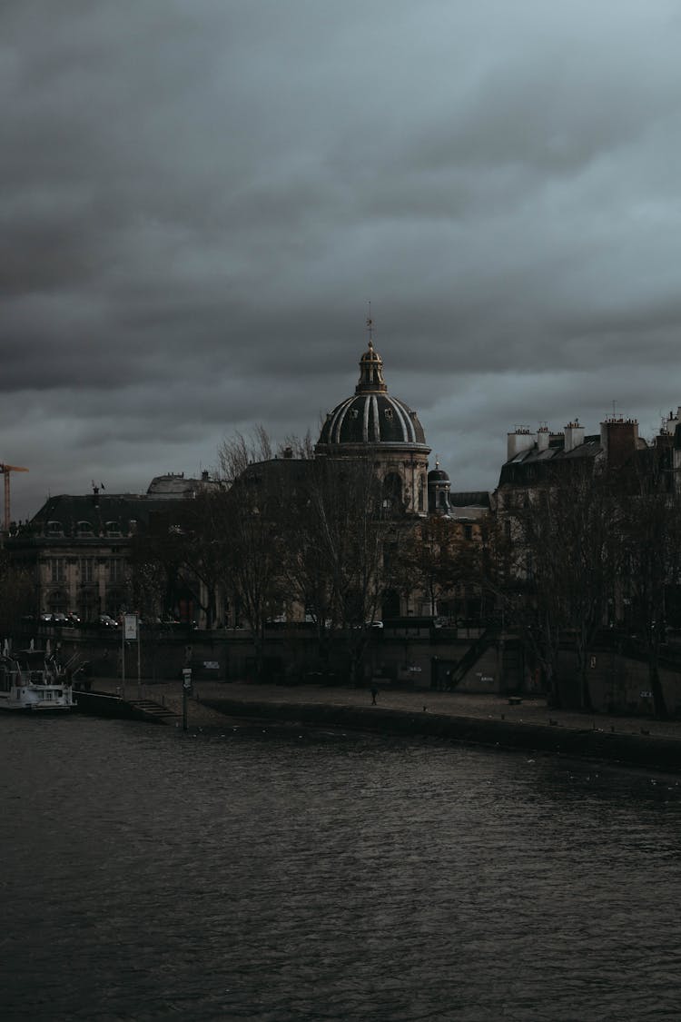 Pont Des Arts Bridge Over The Seine In Paris, France