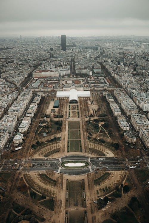 Foto d'estoc gratuïta de camp de mars, champ de mars, espai verd