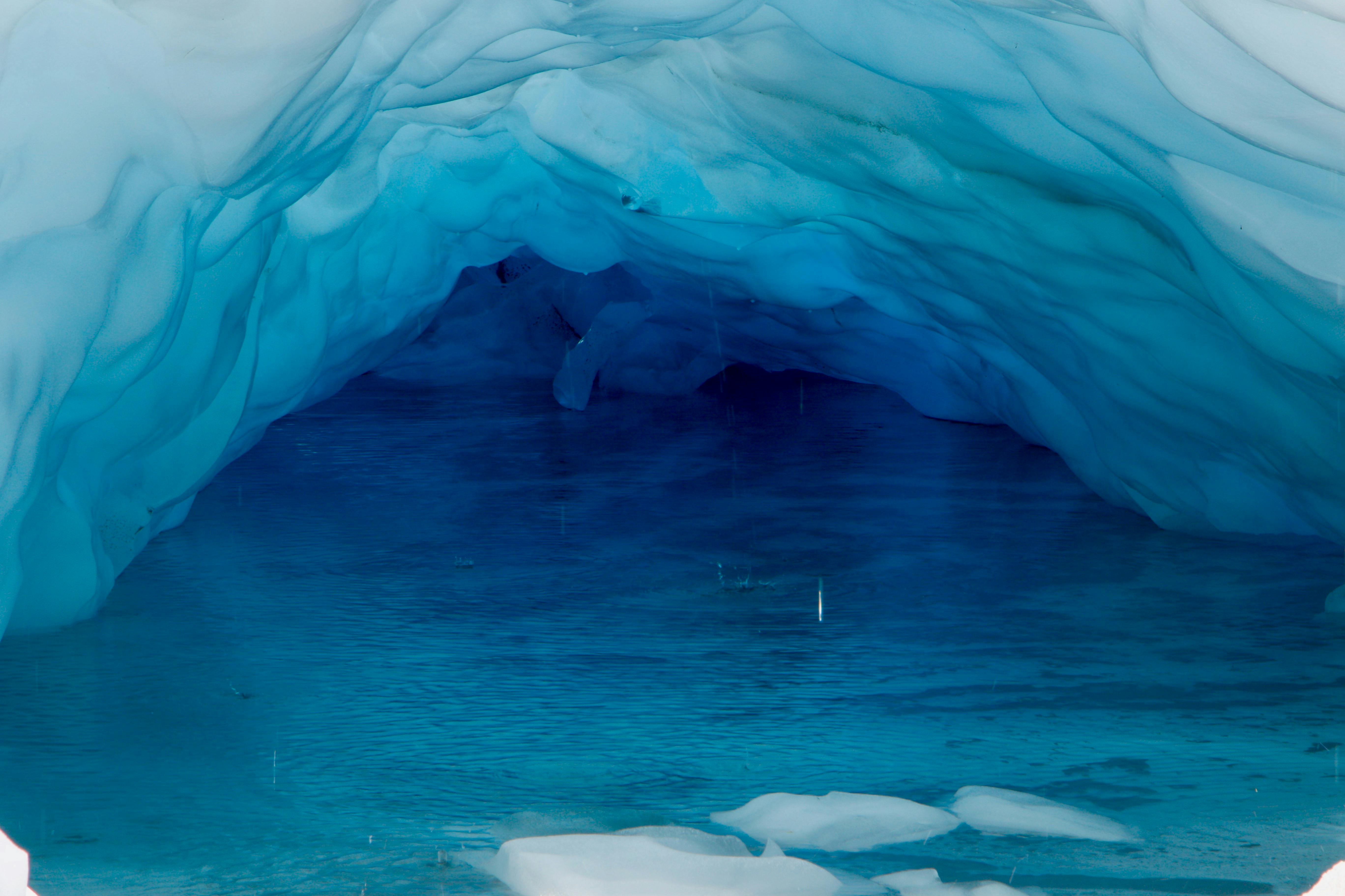 ニュージーランド 氷 氷の洞窟の無料の写真素材