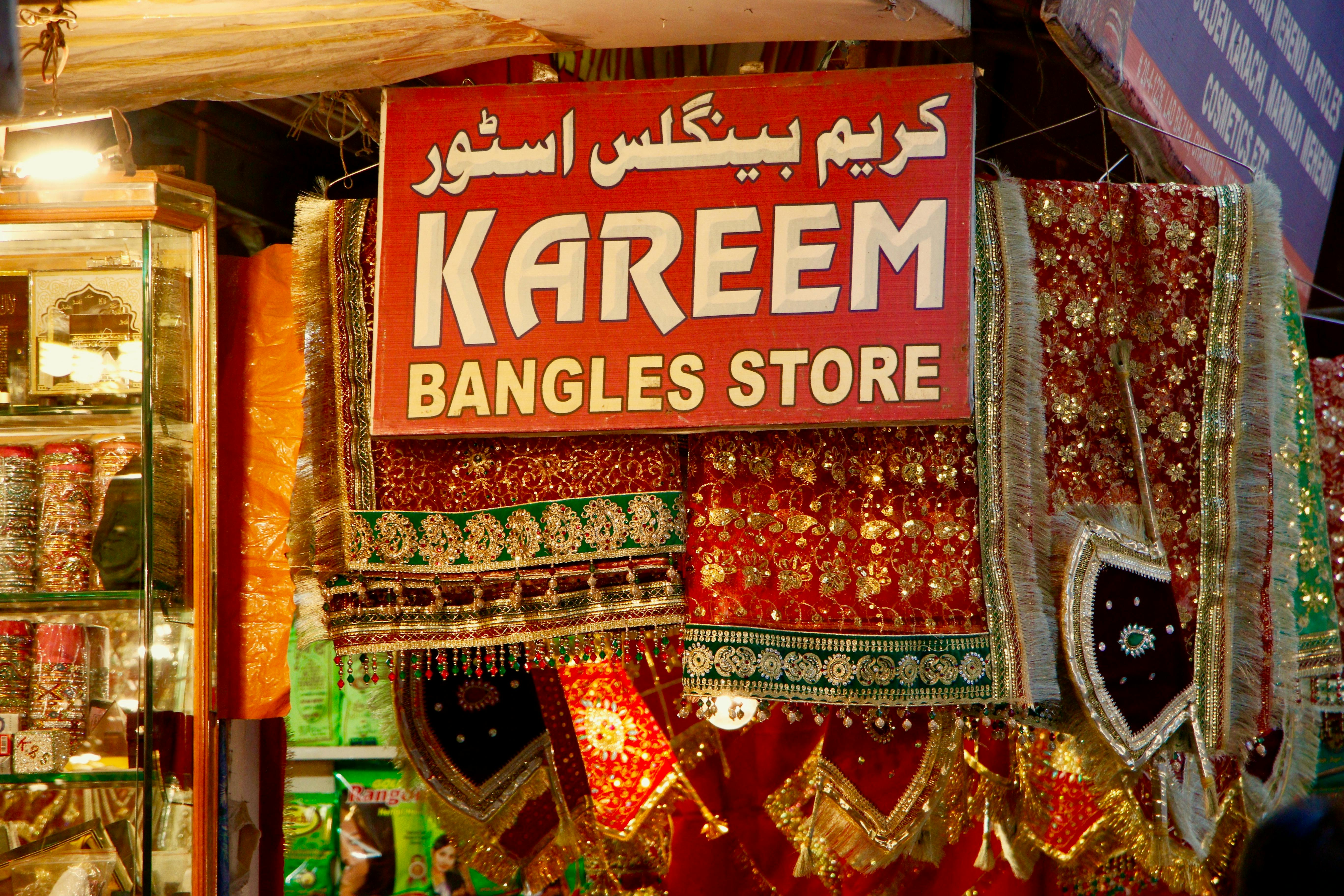 Free stock photo of bangles, india, jewelry store