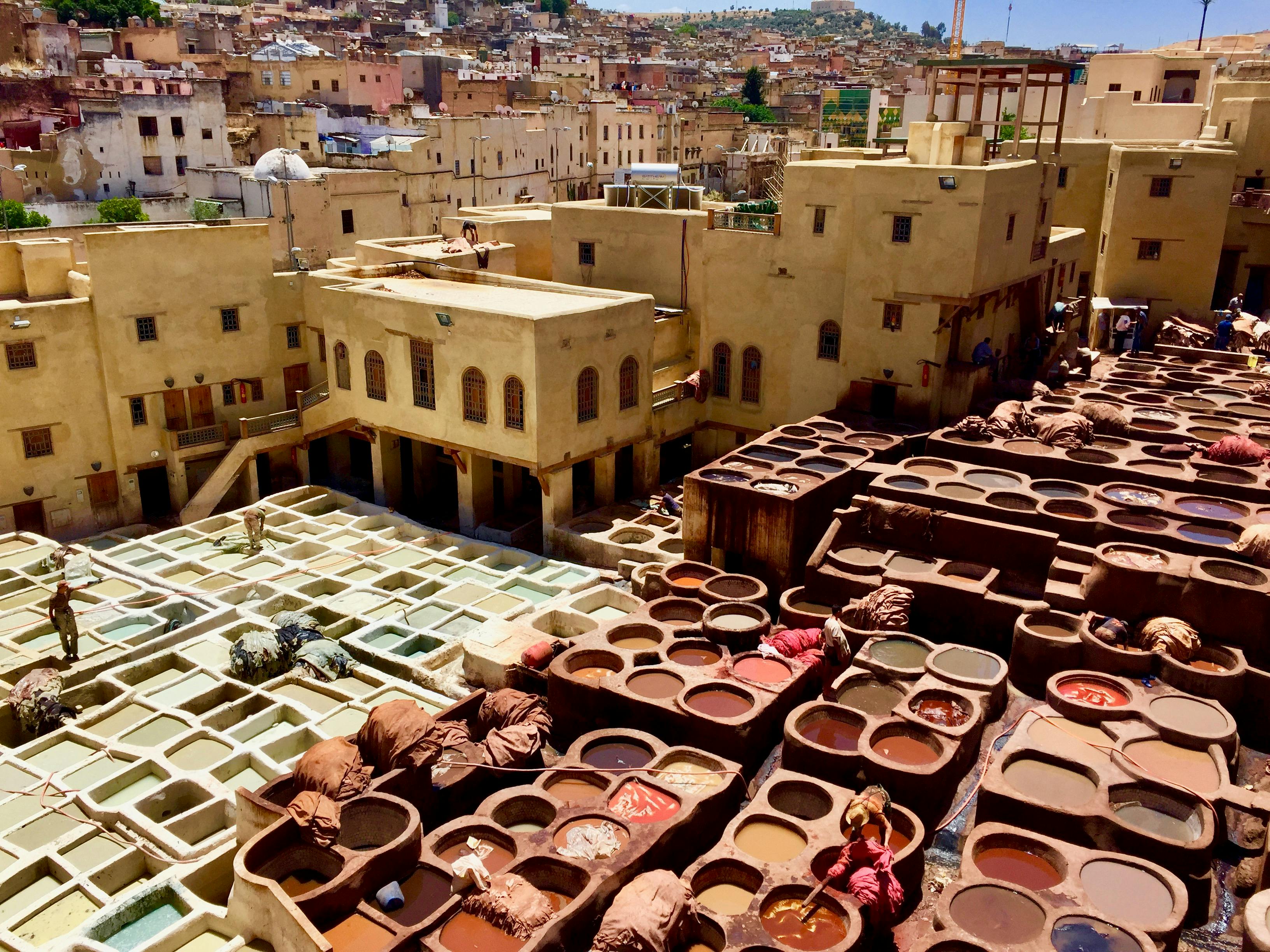 Free stock photo of Fes, Fez, leather