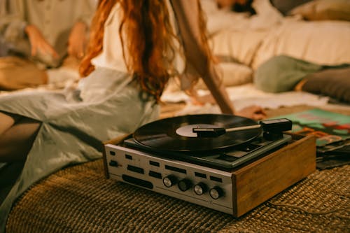 A Vinyl Record Player