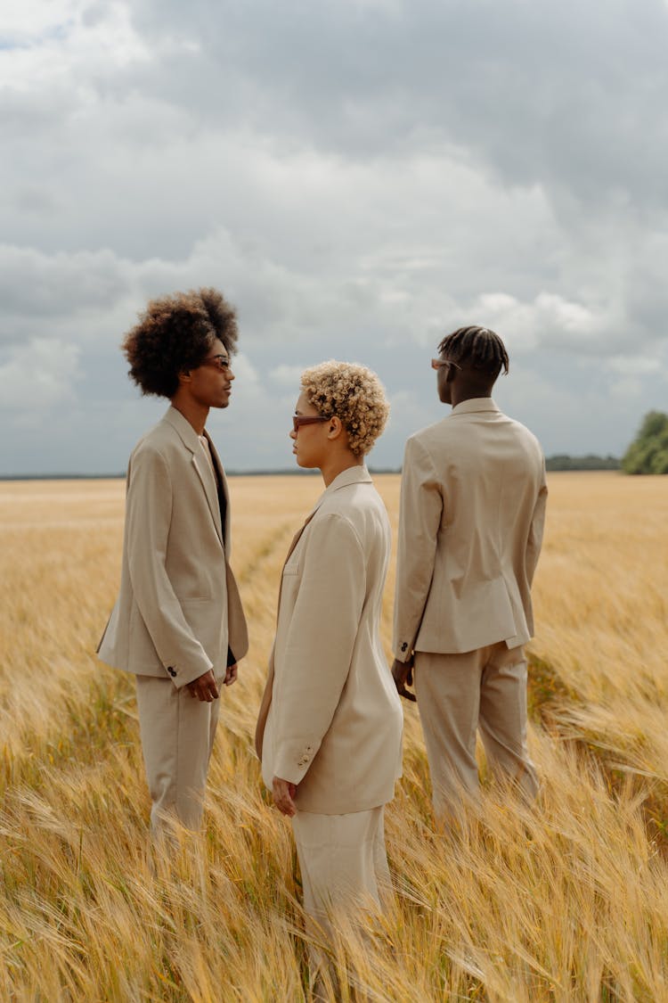 People Standing On The Field