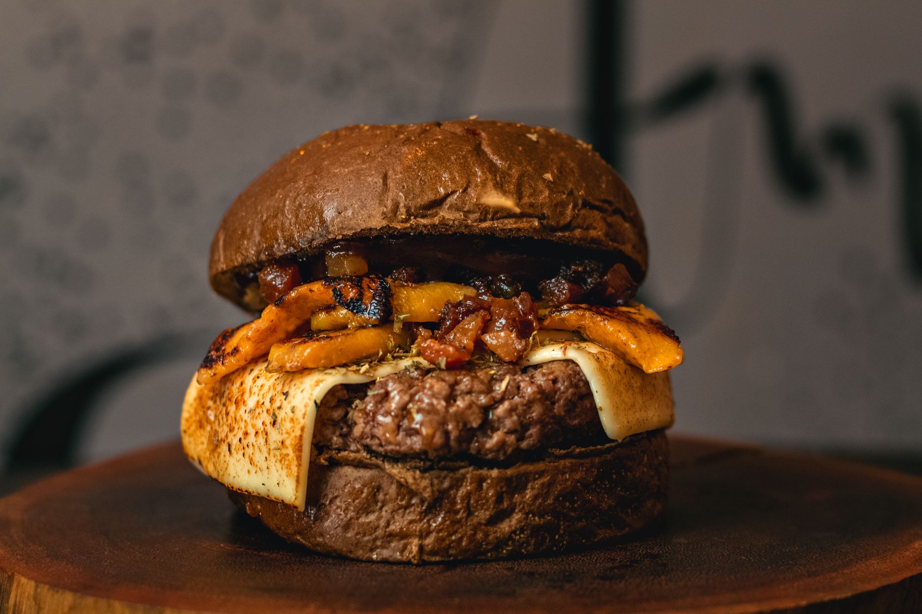 Comida rápida popular Hamburguesa y papas fritas de comida rápida