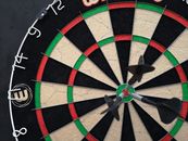 Black Red and White Round Board