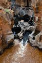 Brown and Gray Rock Formation