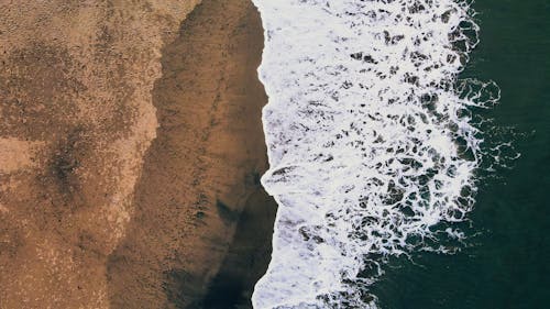 Drone Shot of a Beach