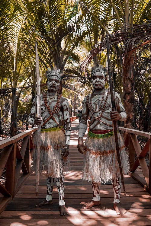 Men in Tribal Costumes