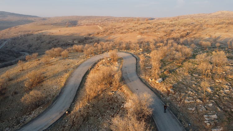 A Hairpin Turn In The Desert