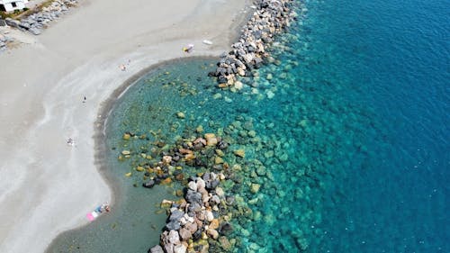 土耳其藍, 夏天, 岩石 的 免费素材图片