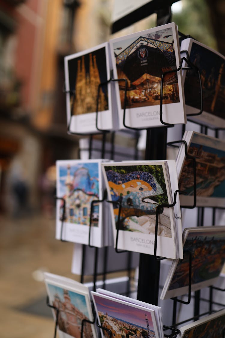 Postcards At Souvenir Store