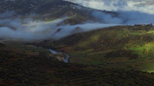 Gratis stockfoto met bergen, dronefoto, grasland