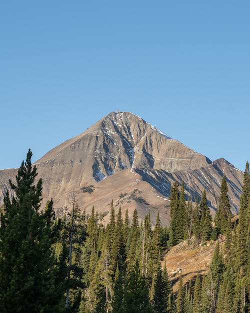 Δωρεάν στοκ φωτογραφιών με Montana, βουνό, γαλάζιος ουρανός