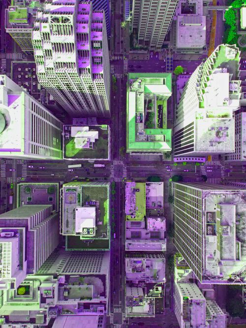 Free stock photo of big city, buildings, city road Stock Photo
