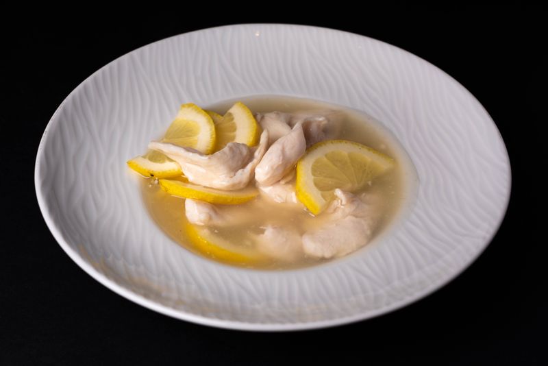 Lemon Coriander Chicken Soup
