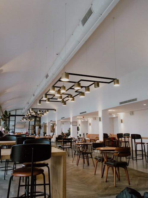 Tables and Chairs in the Coffee Shop