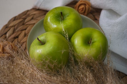 Green Apples in a Bowl