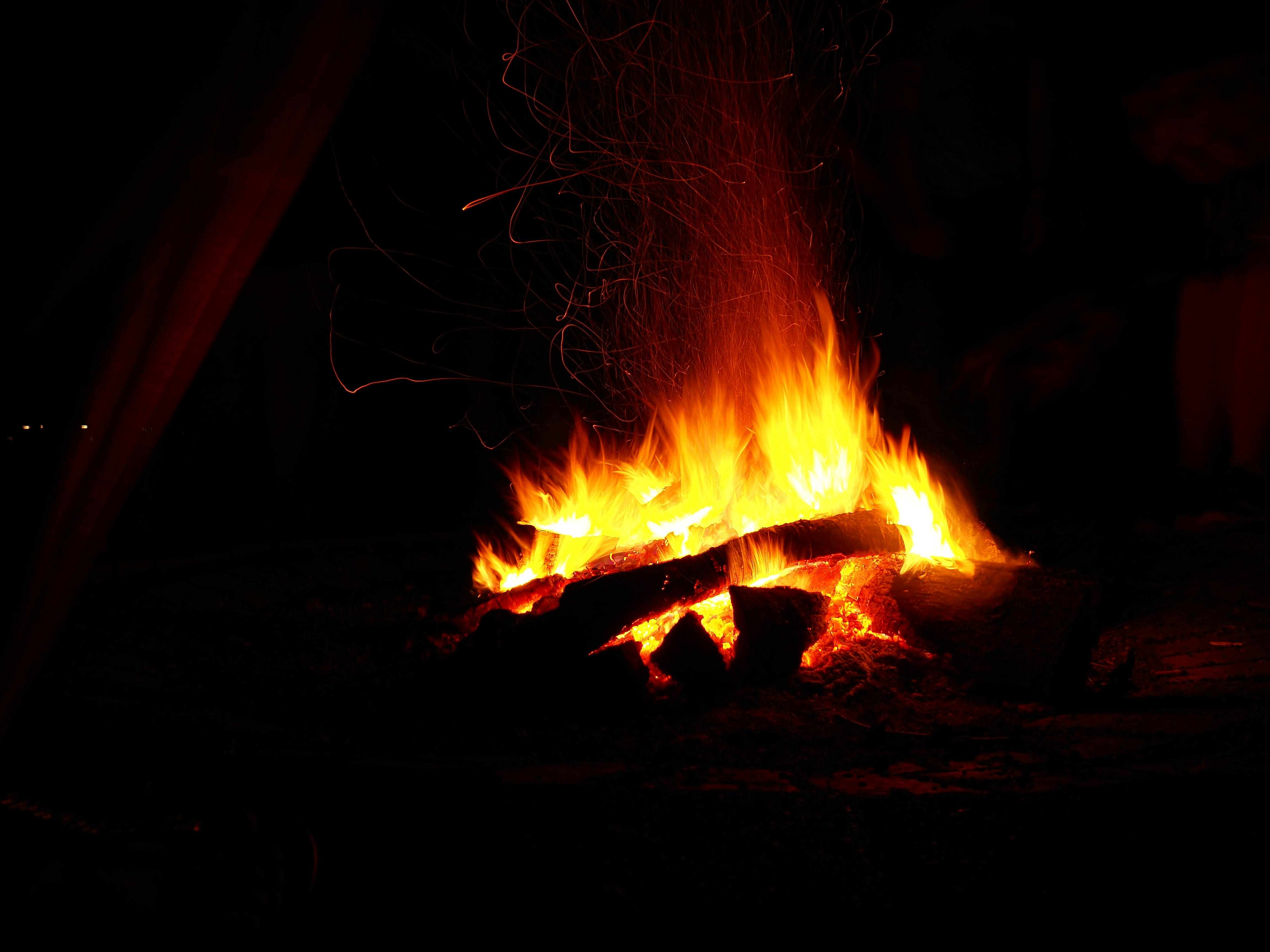 Free stock photo of adventure, camping, fire