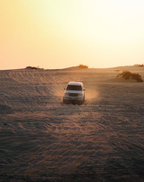 SUV Car on Desert