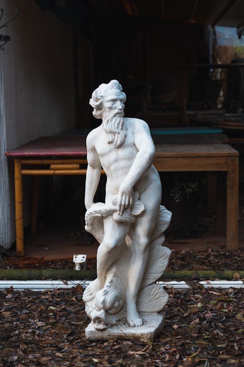 Marble Classical Statue of Man 