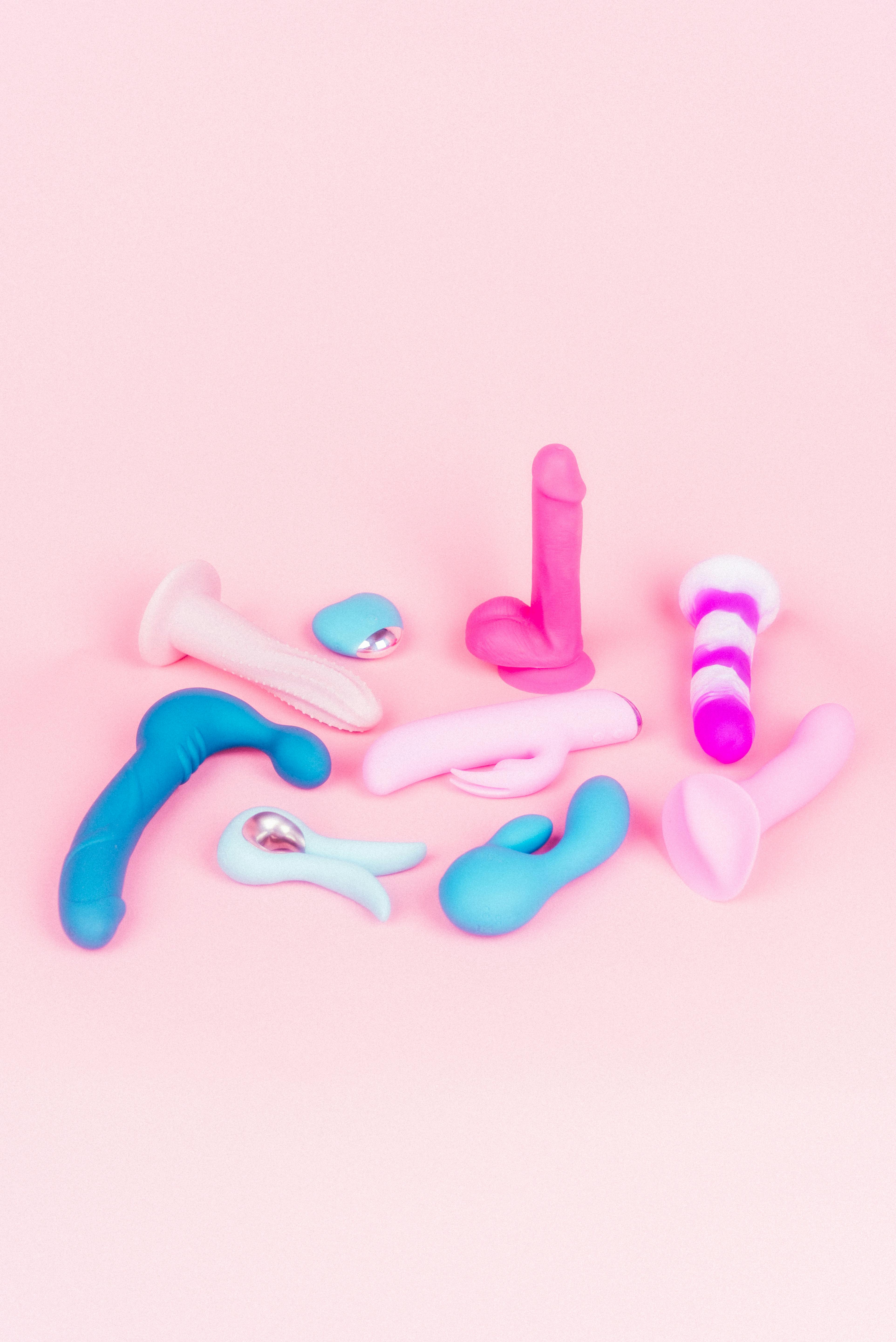 Sex Toys on Pink Background · Free Stock Photo