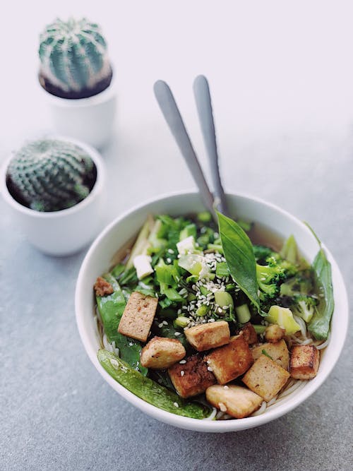 Δωρεάν στοκ φωτογραφιών με tofu, βότανο, γεύμα