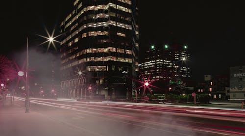 Fotografia Di Lasso Di Tempo Della Carreggiata