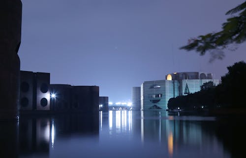 Gratis Fotos de stock gratuitas de ciudad, noche, parlamento de bangladesh Foto de stock