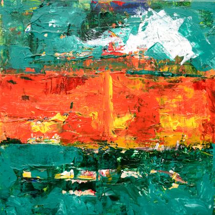 Abstract painted artwork, photo by Steve A Johnson on Pexels