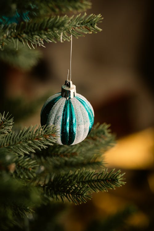 Close Up Photo of a Christmas Ball